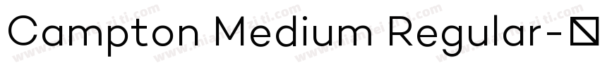 Campton Medium Regular字体转换